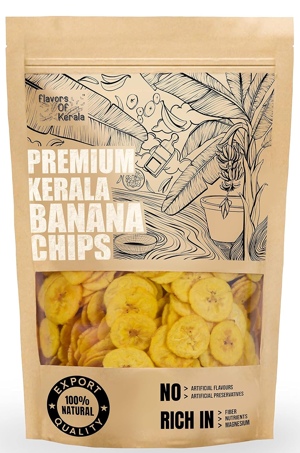 Premium Kerala Banana Chips Amazon Listing